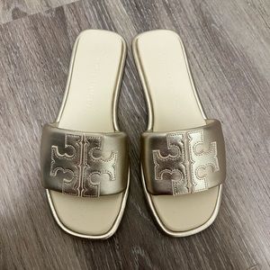 Tory Burch Double T Sport Slides